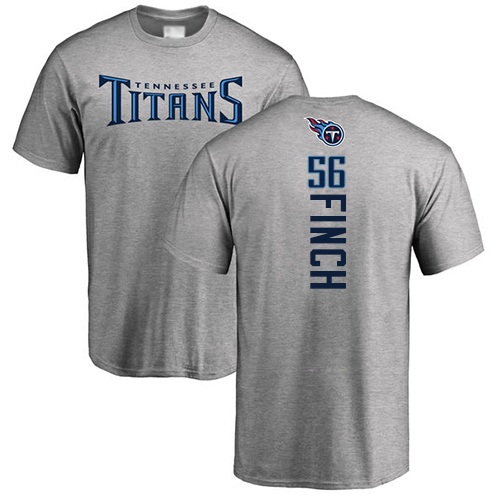 Tennessee Titans Men Ash Sharif Finch Backer NFL Football #56 T Shirt